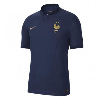 Herren Fußballbekleidung Frankreich Heimtrikot WM 2022 Kurzarm